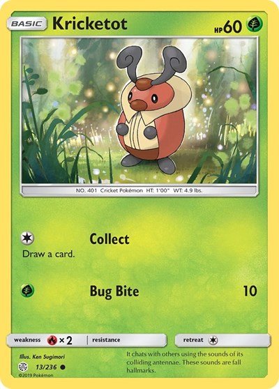 Kricketot (SM - Cosmic Eclipse) Near Mint - Nick Nack's Full Frontal Attack