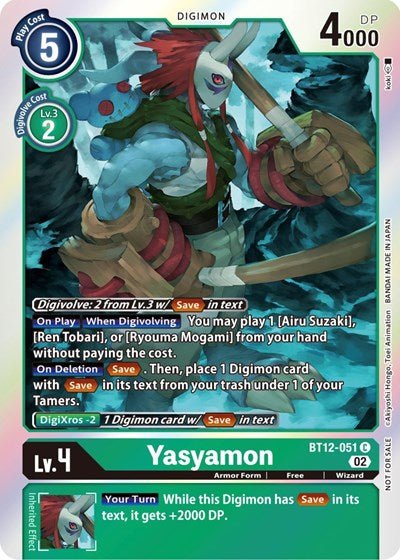Yasyamon (Box Topper) (Across Time) Near Mint Foil - Nick Nack's Full Frontal Attack