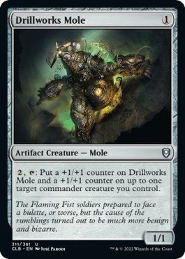 Drillworks Mole (Commander Legends: Battle for Baldur's Gate) Near Mint - Nick Nack's Full Frontal Attack