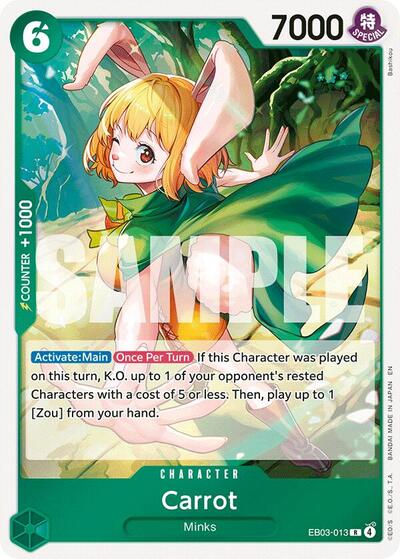 Carrot (Extra Booster: One Piece Heroines Edition) Near Mint Foil - Nick Nack's Full Frontal Attack