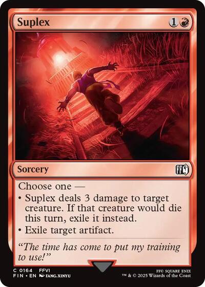 Suplex (Universes Beyond: FINAL FANTASY) Near Mint - Nick Nack's Full Frontal Attack