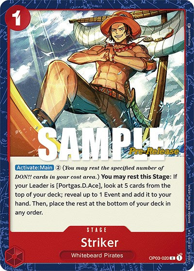 Striker (Pillars of Strength Pre-Release Cards) Near Mint