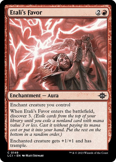 Etali's Favor (The Lost Caverns of Ixalan) Near Mint - Nick Nack's Full Frontal Attack