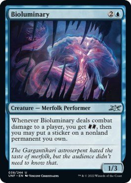 Bioluminary (Unfinity) Near Mint - Nick Nack's Full Frontal Attack