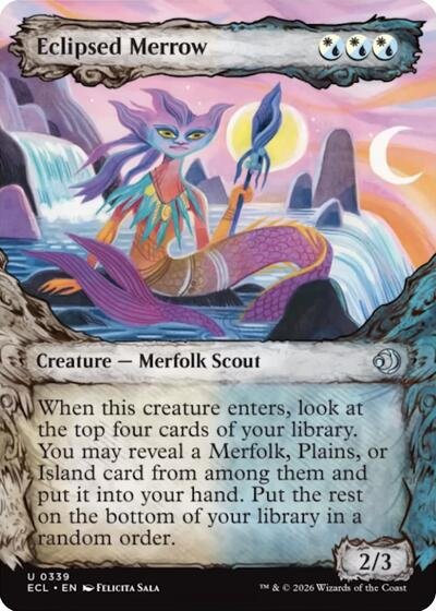 Eclipsed Merrow (Showcase) (Lorwyn Eclipsed) Near Mint - Nick Nack's Full Frontal Attack
