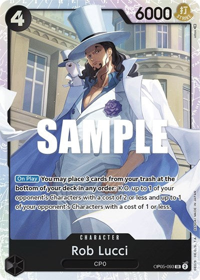 Rob Lucci (093) (Awakening of the New Era) Near Mint Foil