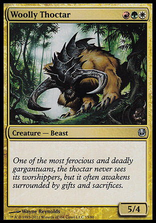 Woolly Thoctar (Duel Decks: Ajani vs Nicol Bolas) Near Mint