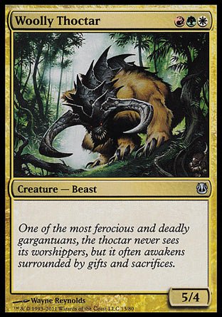 Woolly Thoctar (Duel Decks: Ajani vs Nicol Bolas) Near Mint - Nick Nack's Full Frontal Attack