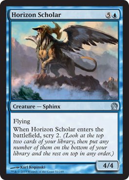 Horizon Scholar (Theros) Near Mint - Nick Nack's Full Frontal Attack