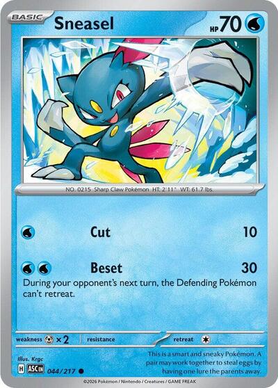 Sneasel (ME: Ascended Heroes) Near Mint