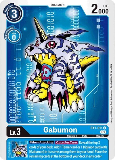 Gabumon (Classic Collection) Near Mint - Nick Nack's Full Frontal Attack