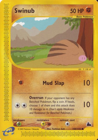 Swinub (Skyridge) Light Play