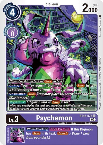Psychemon (Across Time) Near Mint - Nick Nack's Full Frontal Attack