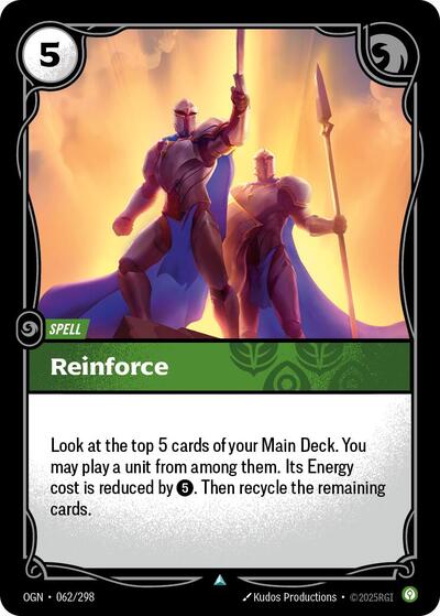 Reinforce (Origins) Near Mint - Nick Nack's Full Frontal Attack