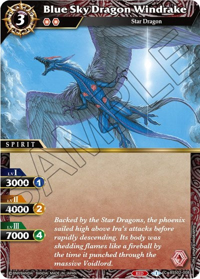 Blue Sky Dragon Windrake (False Gods) Near Mint