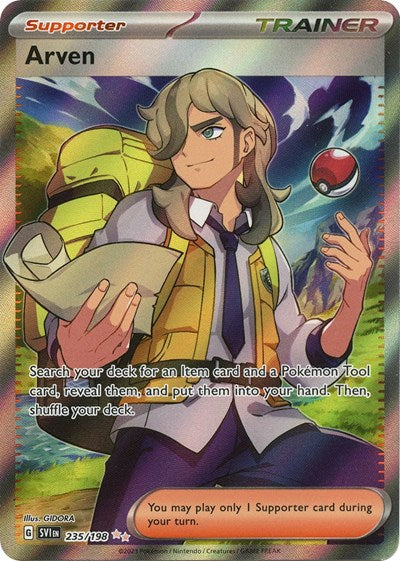 Arven - 235 (Scarlet and Violet: Base Set) Near Mint Holofoil