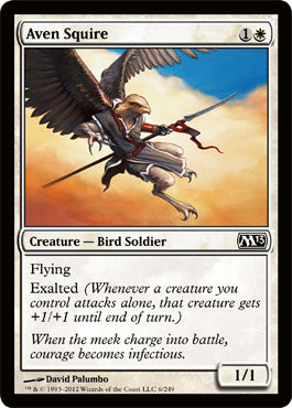 Aven Squire (Magic 2013 Core Set) Light Play