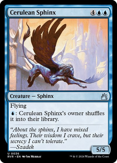 Cerulean Sphinx (Ravnica Remastered) Near Mint - Nick Nack's Full Frontal Attack
