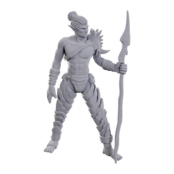 D&D Nolzur's Marvelous Miniatures: Sea Elf Leader - Nick Nack's Full Frontal Attack