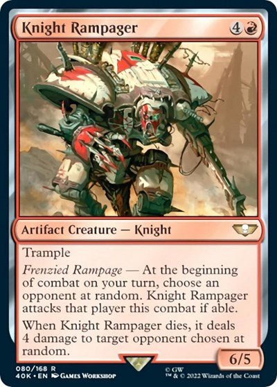 Knight Rampager (Universes Beyond: Warhammer 40K) Near Mint - Nick Nack's Full Frontal Attack