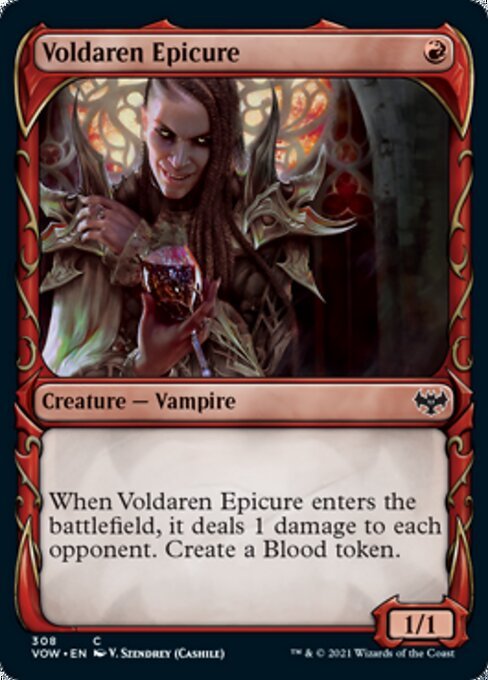 Voldaren Epicure (Showcase) (Innistrad: Crimson Vow) Near Mint - Nick Nack's Full Frontal Attack