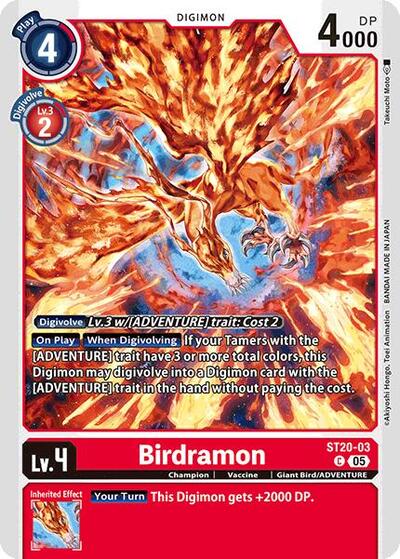 Birdramon (Starter Deck 20: Protector of Light) Near Mint - Nick Nack's Full Frontal Attack