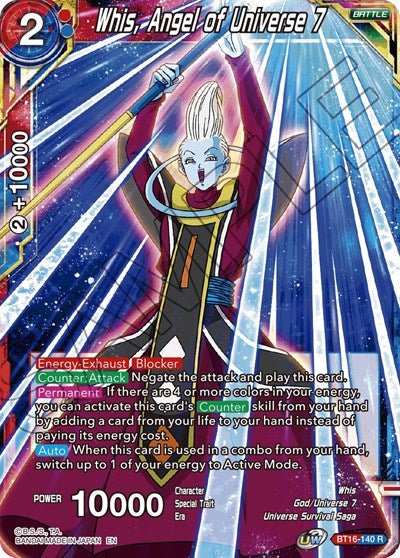 Whis, Angel of Universe 7 (Realm of the Gods) Near Mint - Nick Nack's Full Frontal Attack