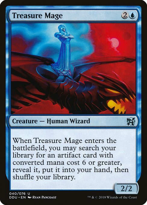 Treasure Mage (Duel Decks: Elves vs Inventors) Near Mint - Nick Nack's Full Frontal Attack