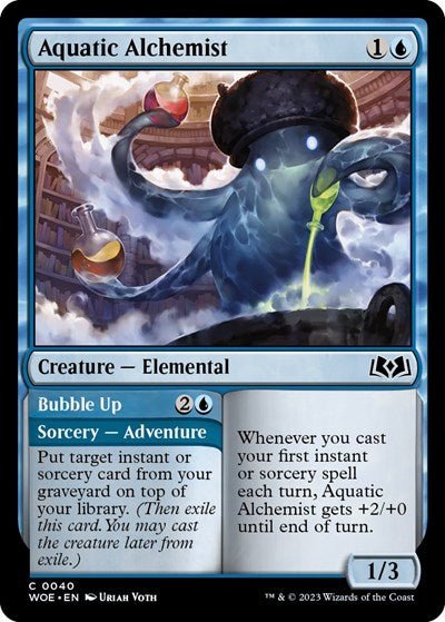 Aquatic Alchemist (Wilds of Eldraine) Near Mint - Nick Nack's Full Frontal Attack