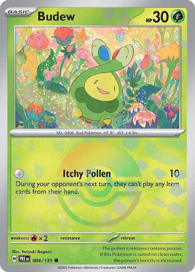 Budew (Poke Ball Pattern) (SV: Prismatic Evolutions) Near Mint Holofoil