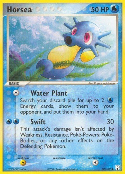 Horsea (Team Rocket Returns) Light Play - Nick Nack's Full Frontal Attack
