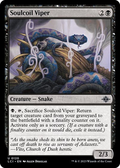 Soulcoil Viper (The Lost Caverns of Ixalan) Near Mint - Nick Nack's Full Frontal Attack