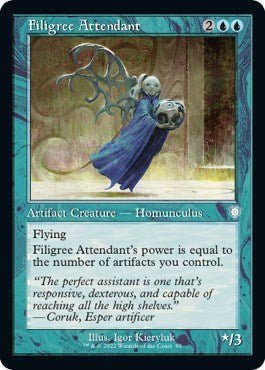 Filigree Attendant (Commander: The Brothers' War) Near Mint - Nick Nack's Full Frontal Attack