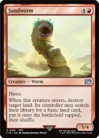 Sandworm (Universes Beyond: FINAL FANTASY) Near Mint - Nick Nack's Full Frontal Attack