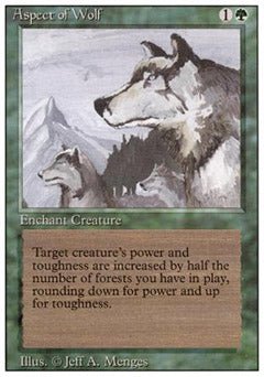 Aspect of Wolf (Revised) Near Mint - Nick Nack's Full Frontal Attack