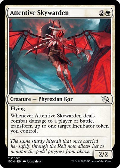 Attentive Skywarden (March of the Machine) Near Mint - Nick Nack's Full Frontal Attack