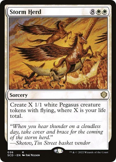 Storm Herd (Commander 2022 Starter Decks) Near Mint - Nick Nack's Full Frontal Attack