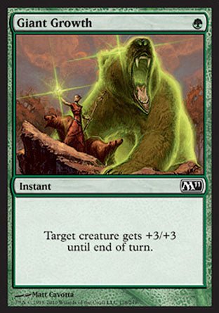 Giant Growth (Magic 2011 Core Set) Near Mint - Nick Nack's Full Frontal Attack