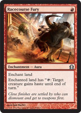 Racecourse Fury (Return to Ravnica) Near Mint - Nick Nack's Full Frontal Attack