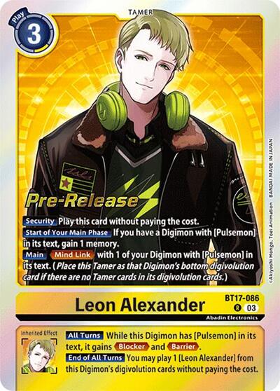 Leon Alexander (Secret Crisis Pre-Release Cards) Near Mint Foil