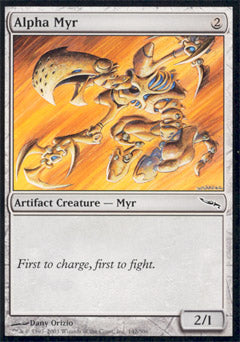 Alpha Myr (Mirrodin) Light Play