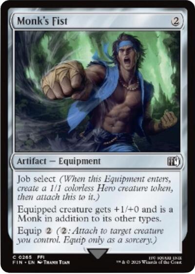 Monk's Fist (Universes Beyond: FINAL FANTASY) Near Mint - Nick Nack's Full Frontal Attack