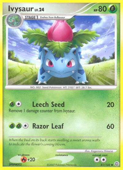 Ivysaur (Secret Wonders) Light Play