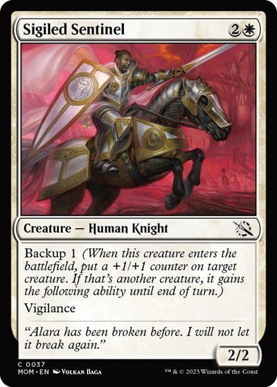 Sigiled Sentinel (March of the Machine) Near Mint - Nick Nack's Full Frontal Attack