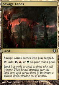 Savage Lands (Shards of Alara) Light Play - Nick Nack's Full Frontal Attack