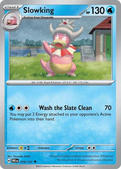Slowking (SV: Prismatic Evolutions) Near Mint - Nick Nack's Full Frontal Attack