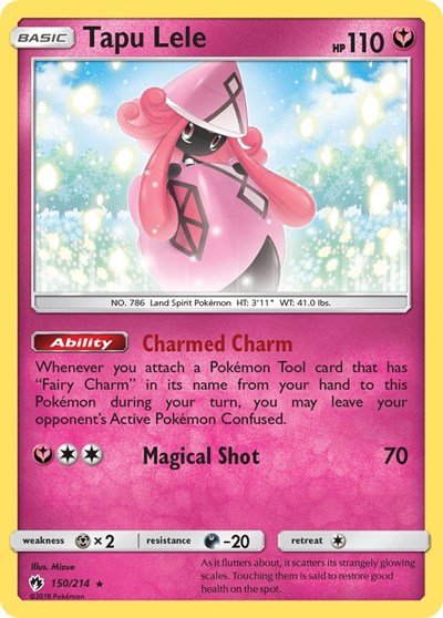 Tapu Lele (SM - Lost Thunder) Near Mint Holofoil - Nick Nack's Full Frontal Attack
