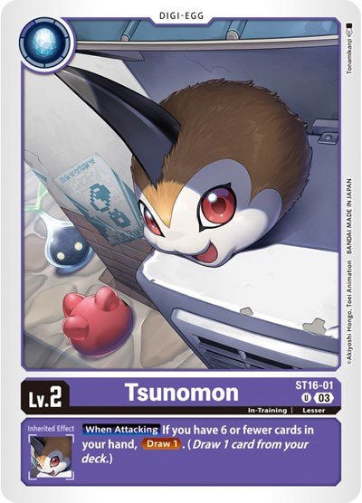 Tsunomon (Starter Deck 16: Wolf of Friendship) Near Mint - Nick Nack's Full Frontal Attack