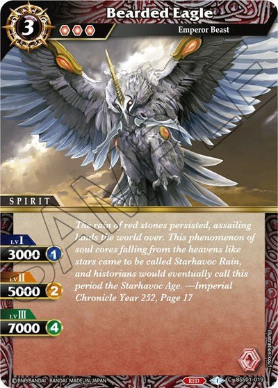 Bearded Eagle (Dawn of History) Near Mint Holofoil - Nick Nack's Full Frontal Attack