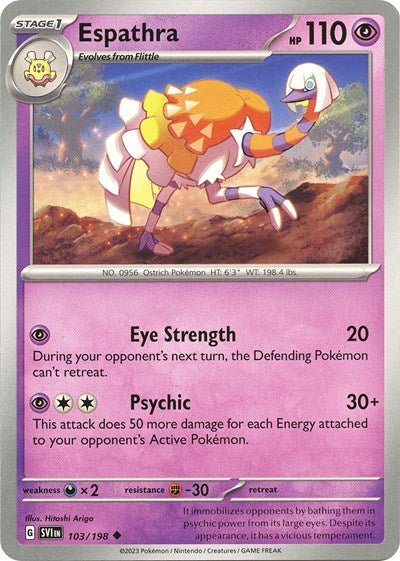 Espathra (Scarlet and Violet: Base Set) Near Mint - Nick Nack's Full Frontal Attack
